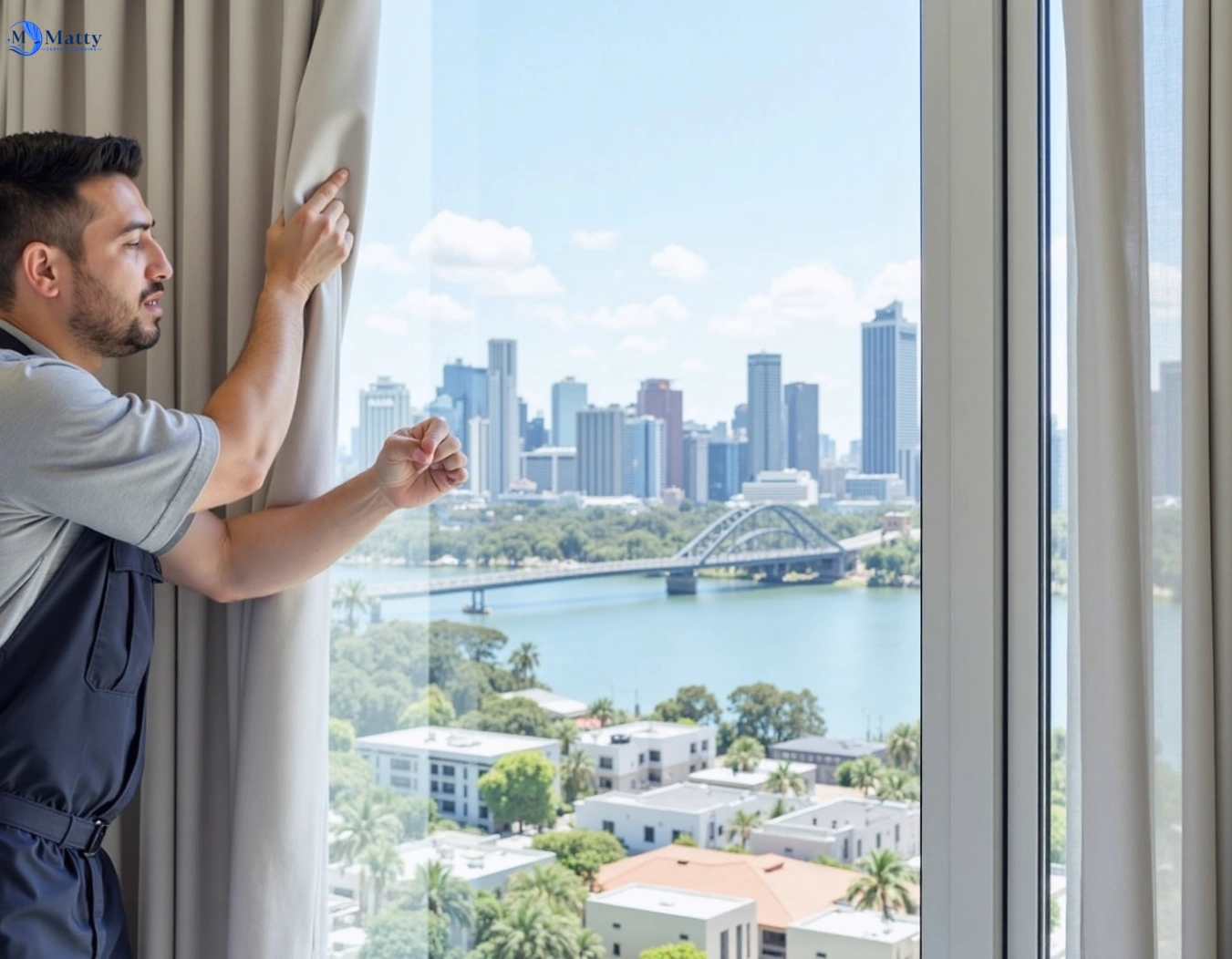 Professional curtain steam cleaning service huntleys-cove-nsw QLD by Matty Curtain Cleaning